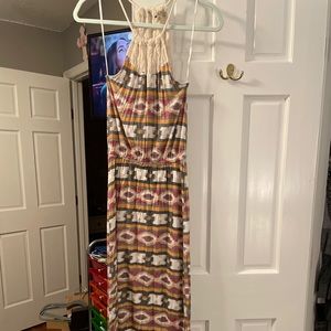 Lucky Brand Tribal Maxi Dress